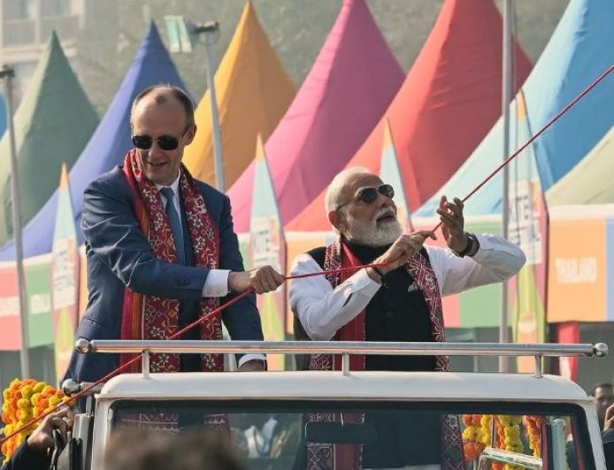 Cultural Diplomacy Takes Flight: PM Modi and German Chancellor Merz Mark Historic Visit with Kite Festival