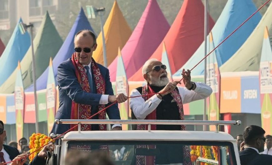 Cultural Diplomacy Takes Flight: PM Modi and German Chancellor Merz Mark Historic Visit with Kite Festival